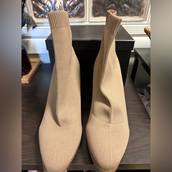 Vince Camuto Beige Heeled Boots - Picture 2 of 3